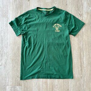 Mens Denim & Flower Green "Project" Short Sleeve Tshirt - L